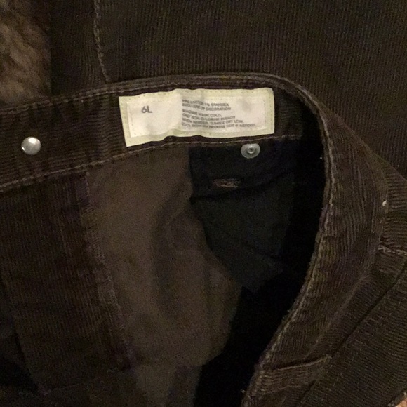 Loft Brown Cords- Size 6 Long - Original Boot - Picture 3 of 7